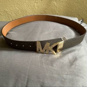 MK Brown Reversible Belt